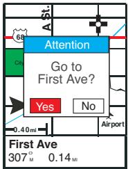MAGELLAN MAPSEND DIRECTROUTE - Street Route to the Cursor Location - 2