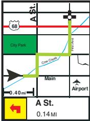 MAGELLAN MAPSEND DIRECTROUTE - Street Route to the Cursor Location - 4