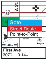 MAGELLAN MAPSEND DIRECTROUTE - Street Route to the Cursor Location - 3
