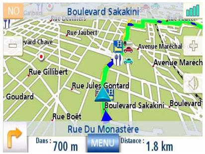 MAGELLAN MAESTRO 3100 - Écran Carte - 1