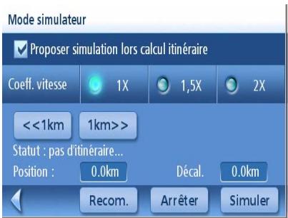 MAGELLAN MAESTRO 3100 - Utiliser le simulator - 2