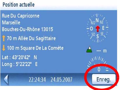 MAGELLAN MAESTRO 3100 - Connaître votre position actuelle - 1