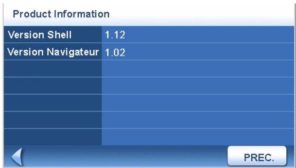MAGELLAN MAESTRO 4050 - Afficher l'écran À propos - 3