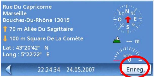MAGELLAN MAESTRO 4050 - Position actuelle - 1