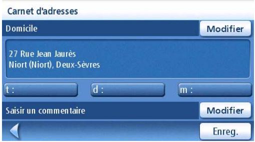 MAGELLAN MAESTRO 4050 - Entrer l'adresse de votre Domicile - 2