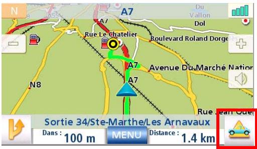 MAGELLAN MAESTRO 4050 - Afficher les détails du traffic - 1