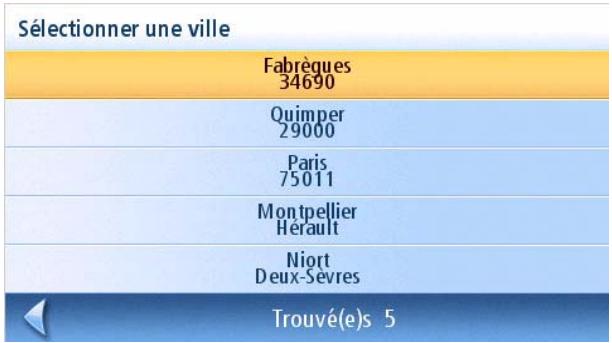 MAGELLAN MAESTRO 4050 - Villes précédentes : - 1