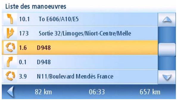 MAGELLAN MAESTRO 4050 - Exclusion d'une manoeuvre - 2