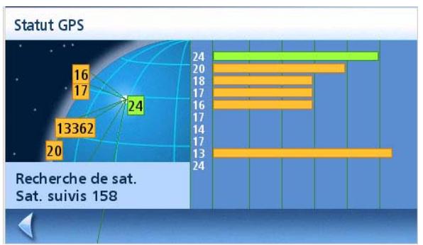 MAGELLAN MAESTRO 4050 - Écran Statut GPS - 1