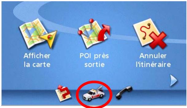 MAGELLAN MAESTRO 4050 - Acceder à l'Assistance routière - 1