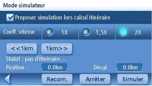 MAGELLAN MAESTRO 4200 - Utiliser le simulator - 2