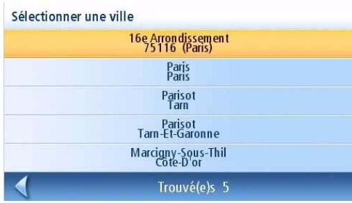 MAGELLAN MAESTRO 4200 - Villes précédentes : - 3