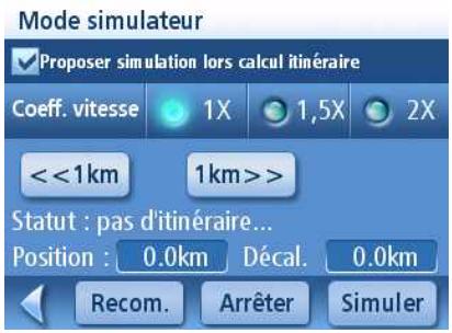 MAGELLAN MAESTRO 3210 - Utiliser le simulator - 2