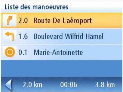 MAGELLAN MAESTRO 3210 - Listedesmanoeuvres - 1