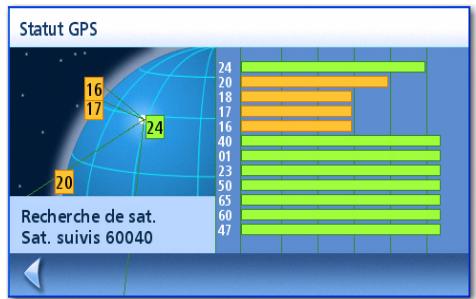 MAGELLAN MAESTRO 4220 - Écran Statut GPS - 1