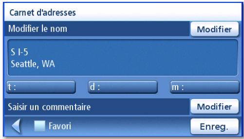 MAGELLAN MAESTRO 4220 - Enregistrer votre position actuelle dans votre Carnet d'adresses - 1