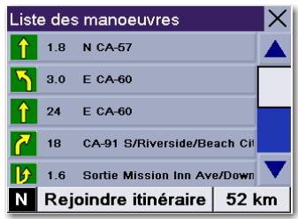 MAGELLAN ROADMATE 360 - Exclure une manoeuvre d'un itinétaire calculé - 1