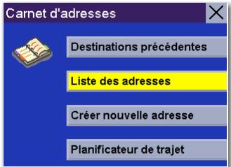 MAGELLAN ROADMATE 360 - Rechercher dans le Carnet d'adresses - 2