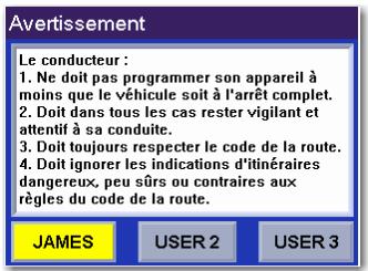 MAGELLAN ROADMATE 360 - Options utiliseur - 2