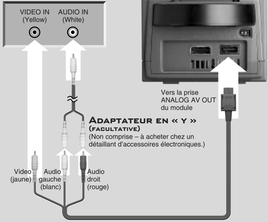 NINTENDO GAMECUBE - RACCORD À UN TÉLEVISEUR OU À UN MAGNETOSCOPE   MONO (SON EN MONO SEULEMENT) - 1
