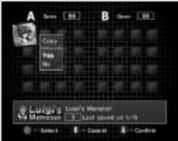 NINTENDO GAMECUBE - POUR DEPLACER UN FICHIER - 4