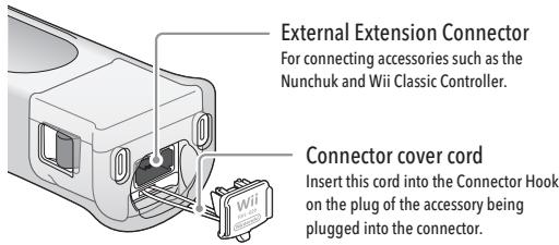 NINTENDO WII MOTION PLUS - Bottom view Connector cover removed - 1