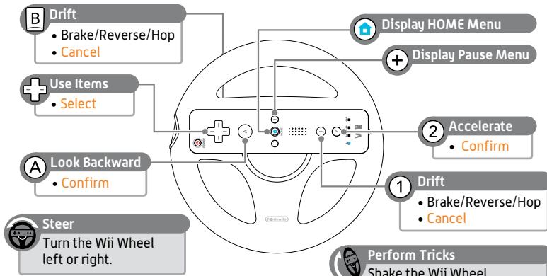 NINTENDO MARIO KART WII - Wii Remote in Wii Wheel - 1