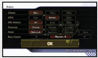 NINTENDO MARIO KART WII - Choix de la course - 2