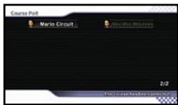 NINTENDO MARIO KART WII - Vote on a Course or Stage - 1