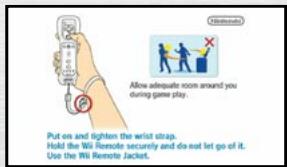NINTENDO MARIO KART WII - WARNING-HEALTH AND SAFETY - 3