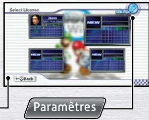 NINTENDO MARIO KART WII - Choix du permis - 1