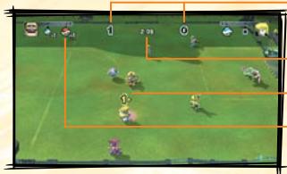 NINTENDO MARIO STRIKERS CHARGED - Match Screen - 1