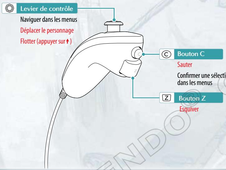 NINTENDO SIN AND PUNISHMENT - Wii remote et nunchuk (style nunchuk) - 1
