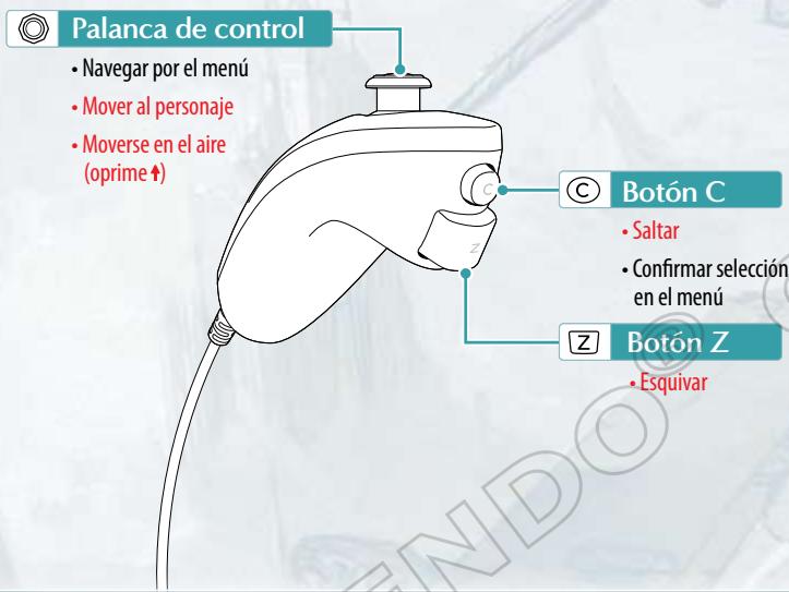 NINTENDO SIN AND PUNISHMENT - Wii Remote y Nunchuk (estilo Nunchuk) - 1