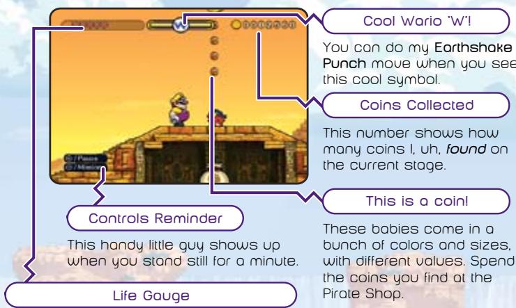 NINTENDO WARIO SHAKE IT - What's on the Game Screen? - 1