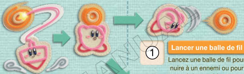 NINTENDO WII KIRBYS EPIC YARN - ENROULER - 1