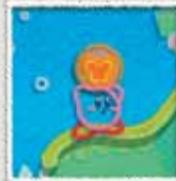 NINTENDO WII KIRBYS EPIC YARN - Parche de zona - 1
