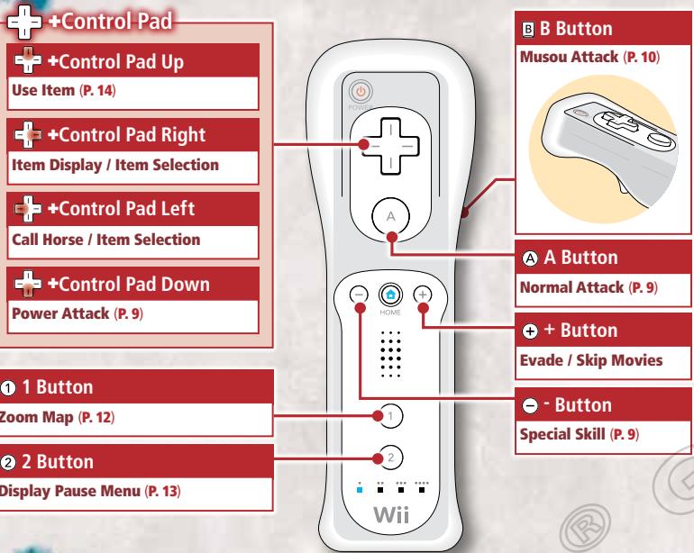 NINTENDO WII SAMURAI WARRIORS 3 - Vii Remote - 1
