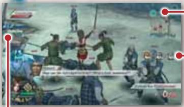 NINTENDO WII SAMURAI WARRIORS 3 - Main Battle Screen - 1