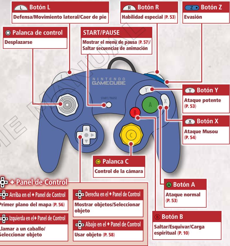 NINTENDO WII SAMURAI WARRIORS 3 - Control de Nintendo GameCube - 1