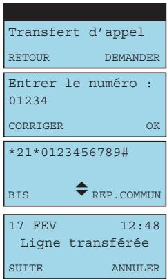 FRANCE TELECOM AMARYS 3500 DECT - Activer un transfert - 1