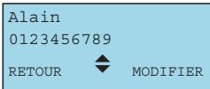 FRANCE TELECOM AMARYS 3500 DECT - Modifier une FICHE - 2