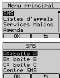 FRANCE TELECOM DOLPHIN COMFORT - Lecture et Options de SMS envoyés - 1