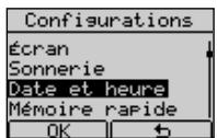FRANCE TELECOM DOLPHIN COMFORT - Réglage de l'heure et de la date - 1
