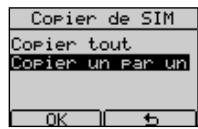 FRANCE TELECOM DOLPHIN COMFORT - Pour copier tous les numérores de la carte SIM: - 1