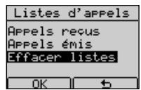 FRANCE TELECOM DOLPHIN COMFORT - Effacer les nombres de la liste des appels reçus - 2