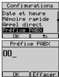 FRANCE TELECOM DOLPHIN COMFORT - Réglage du Préfixe PABX - 1