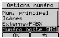 FRANCE TELECOM DOLPHIN COMFORT - Pour attribuer un numero de boite SMS (voir "Utilisation du service SMS"): - 1