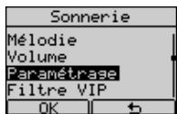 FRANCE TELECOM DOLPHIN COMFORT - Réglage du mode de fonctionnement de la sonnerie - 1