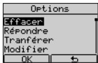 FRANCE TELECOM DOLPHIN COMFORT - Options du menu "Messages reçus" - 1